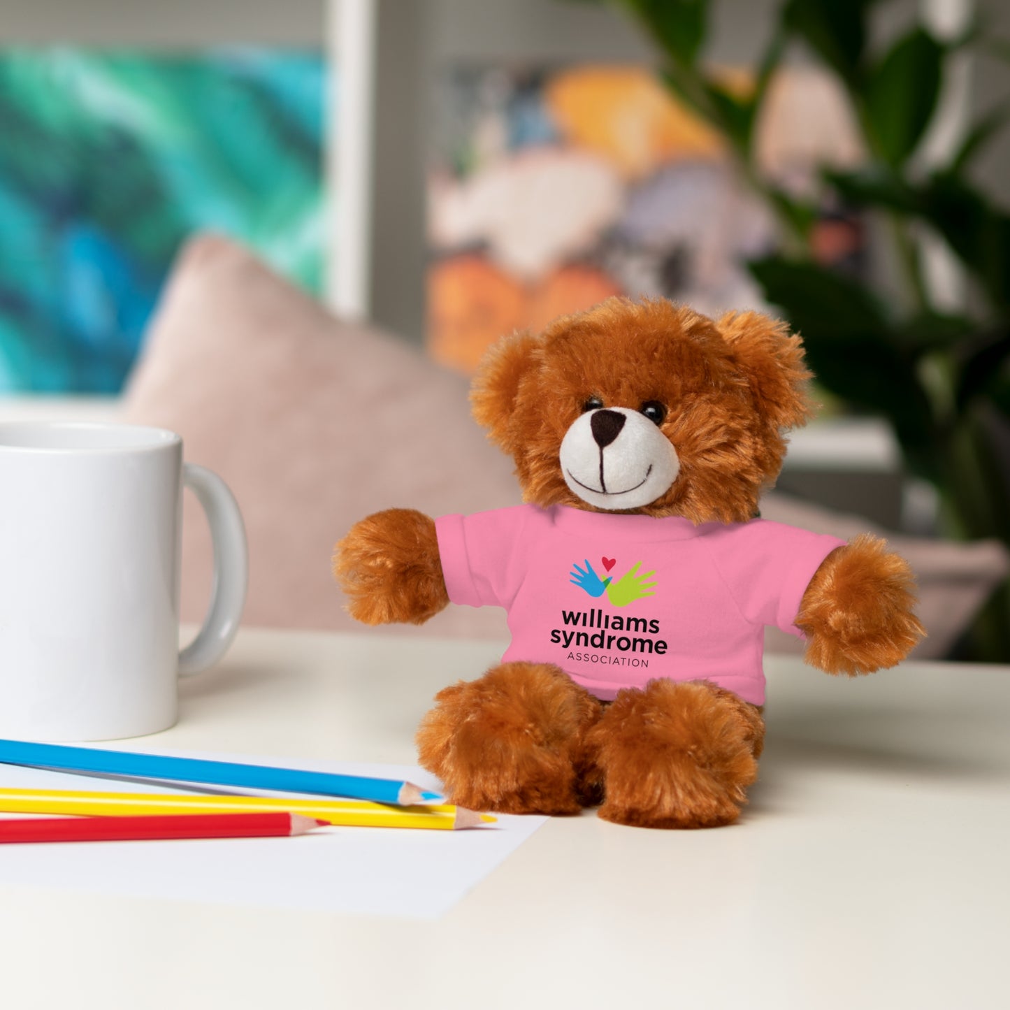 Stuffed Animal with Logo T-shirt