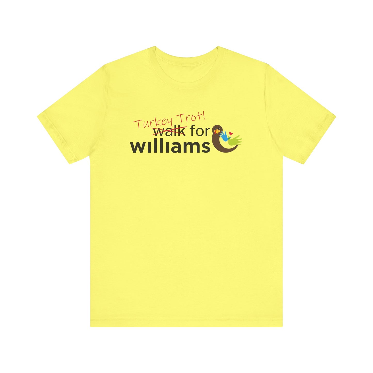 Turkey Trot Walk for Williams: Official Williams Syndrome Awareness Unisex Tee