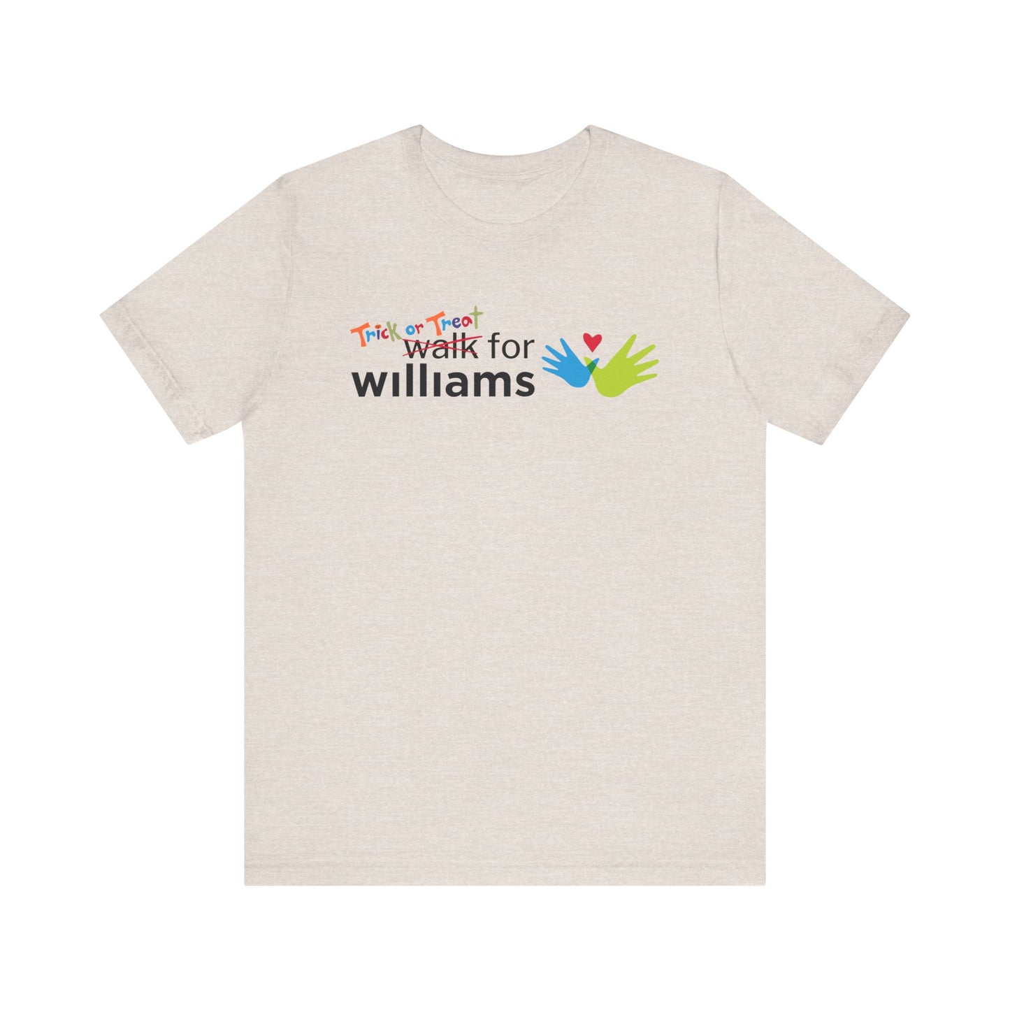 Trick-or-Treat Walk for Williams: Official Williams Syndrome Awareness Unisex Tee