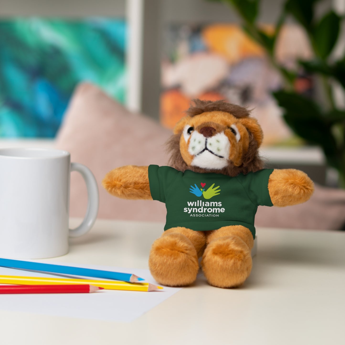 Stuffed Animal with Logo T-shirt