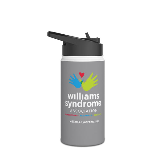 Logo Stainless Steel Water Bottle, Standard Lid