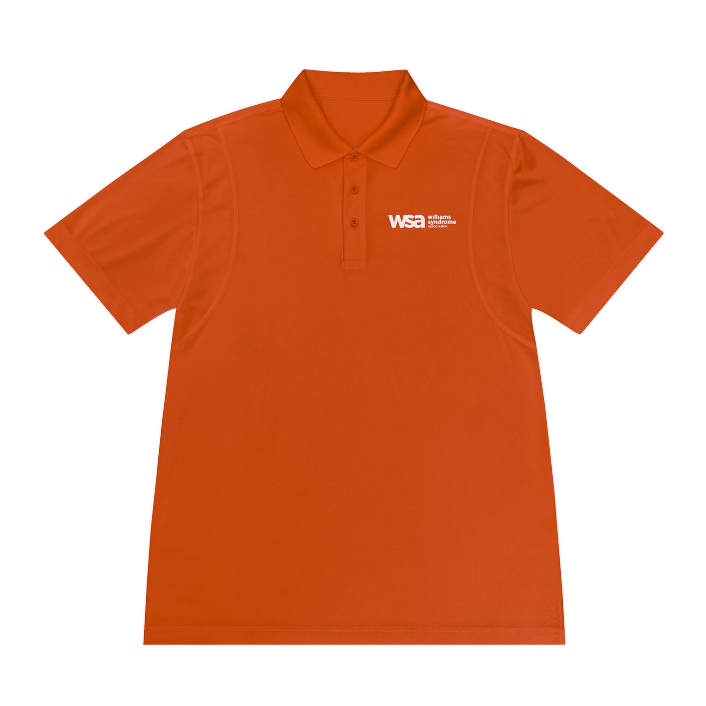 WSA Letters Logo Sport Polo Shirt