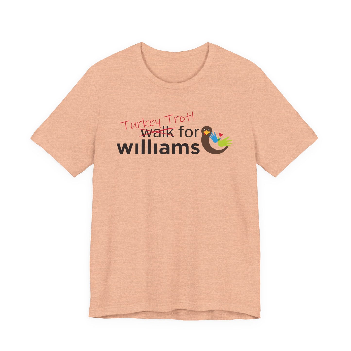 Turkey Trot Walk for Williams: Official Williams Syndrome Awareness Unisex Tee