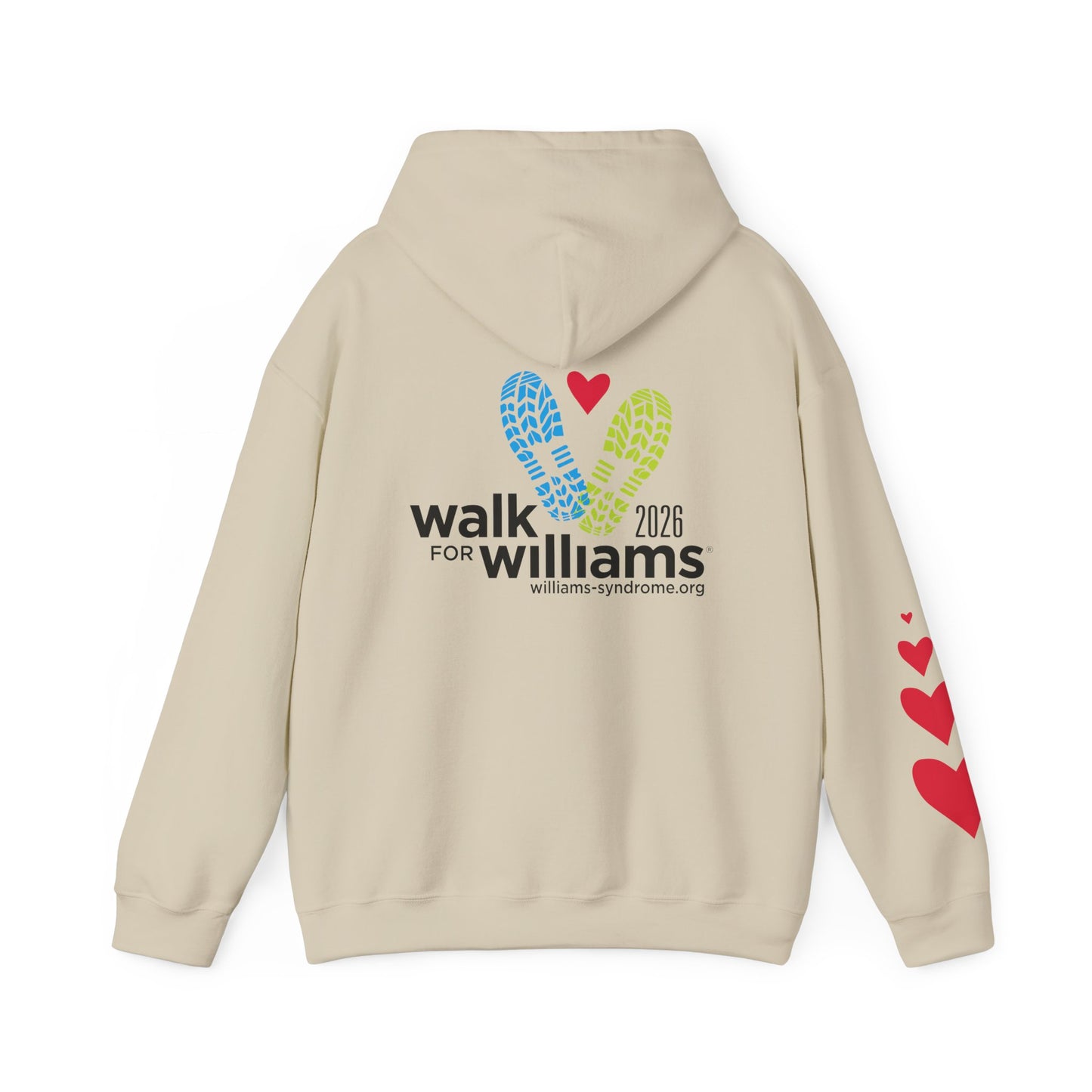2026 Walk for Williams Unisex Hooded Sweatshirt