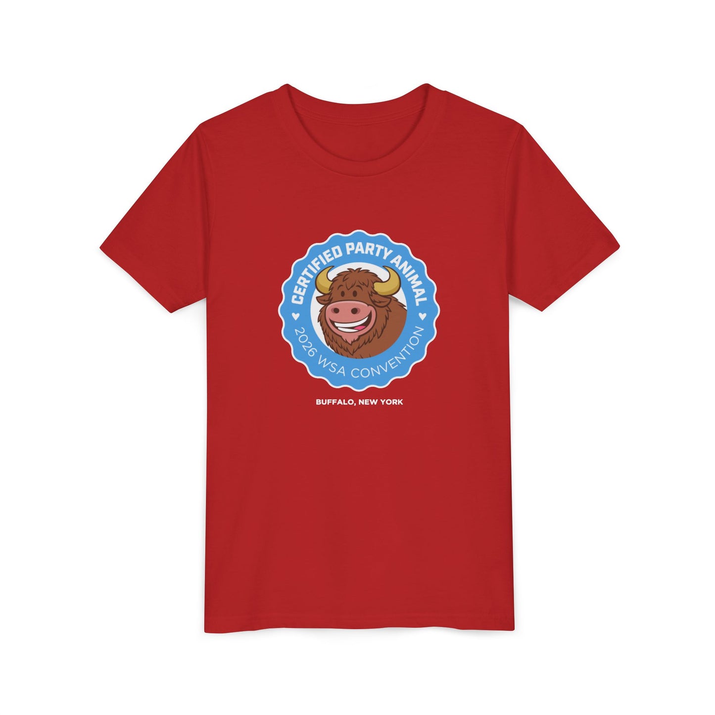 2026 Buffalo Convention Youth Short Sleeve-Party Animal
