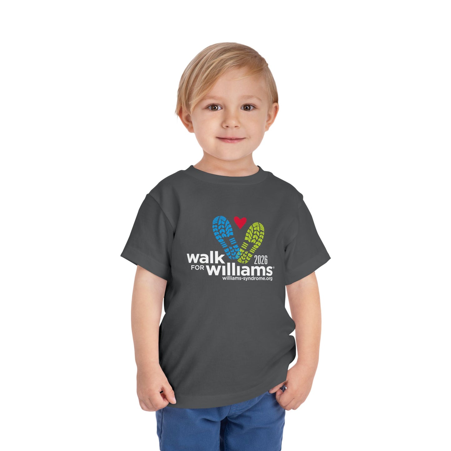 PERSONALIZED! 2026 Official Walk for Williams Toddler Tee