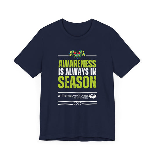 Personalized! Awareness is Always in Season: Official WSA Unisex Tee
