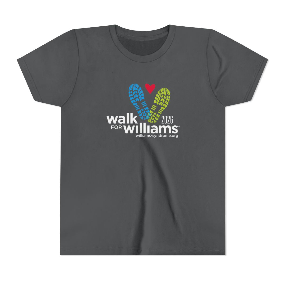 PERSONALIZED! 2026 Official Walk for Williams Youth Tee