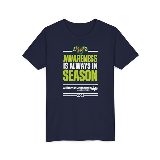 Personalized! Awareness is Always in Season: Official WSA Youth Tee